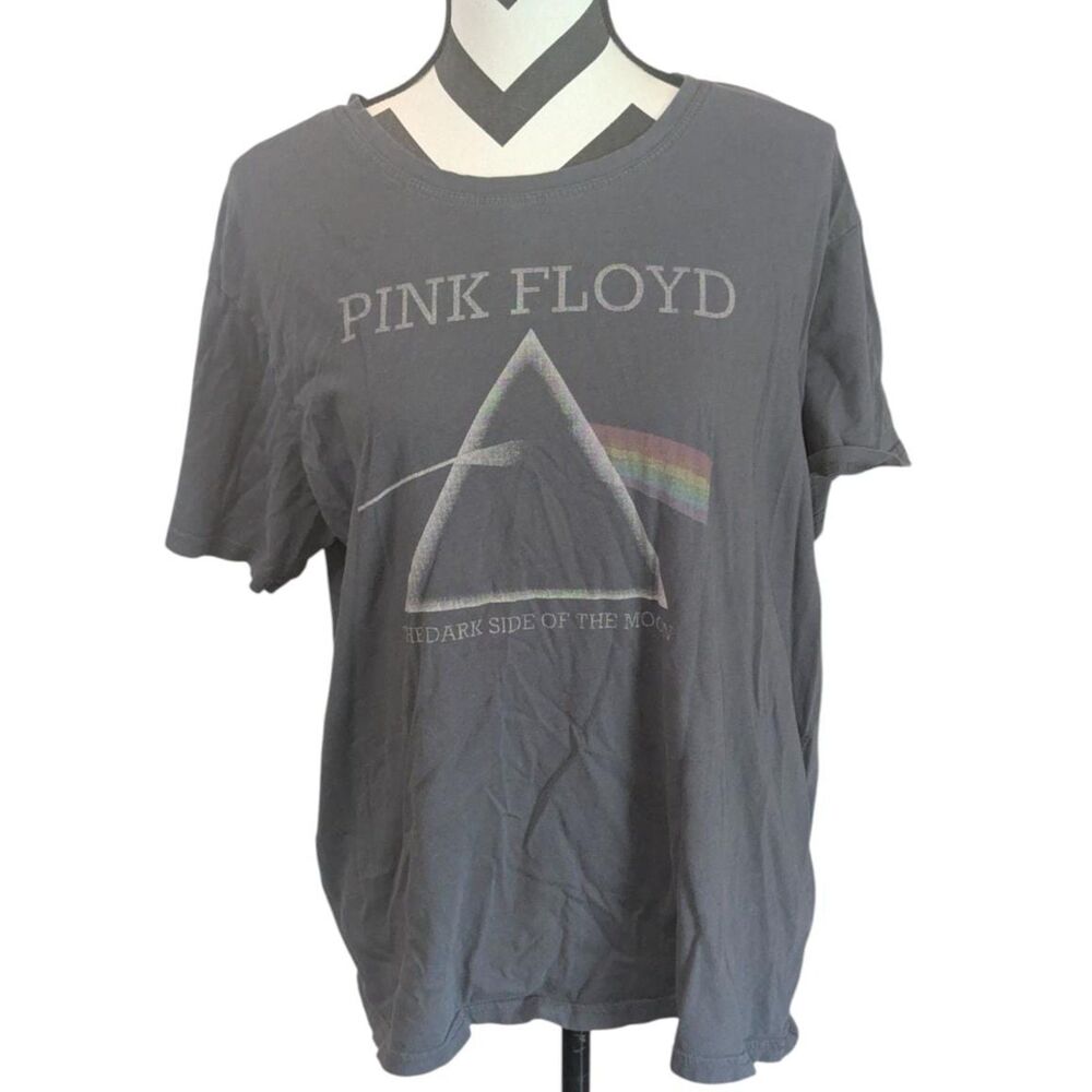 Pink Floyd Dark Side of the Moon T-Shirt XL Gray Band Tee